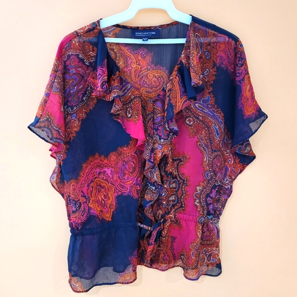 Jones NY Petite blouse - Picture 1 of 4